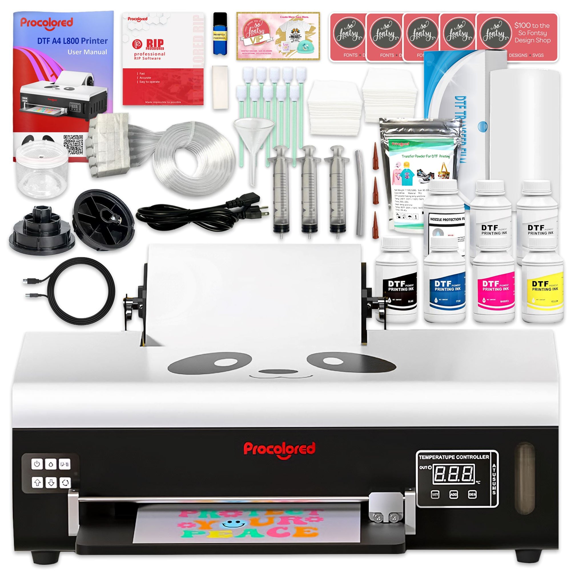 Procolored Procolored F13 PRO DTF Printer Tutorials & Software | Swing Design