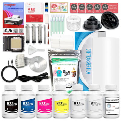 Procolored F8 DTF L800 Roll Printer Bundle with Inline Auto Shaker Oven DTF Bundles Procolored 