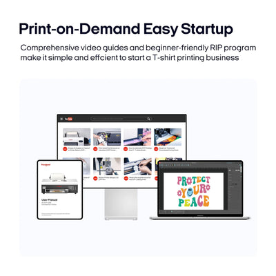 Procolored F8 Panda A4 Roll Direct to Film Printer - 8.2" DTF Bundles Procolored 