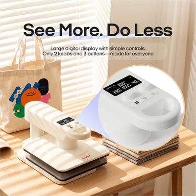 Procolored H15 15in x 15in Auto Open & Close Dual Station Heat Press - Swing Design9