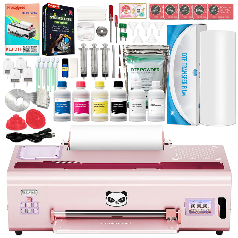 Procolored K13 Direct to Film (DTF) LH-600 Roll Printer - Pink DTF Bundles Procolored 