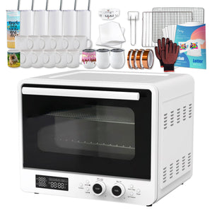 ProSub Large Convection Sublimation Oven Deluxe Bundle for Cups & Tumblers Heat Press Swing Design 