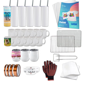 ProSub Large Convection Sublimation Oven Deluxe Bundle for Cups & Tumblers Heat Press Swing Design 