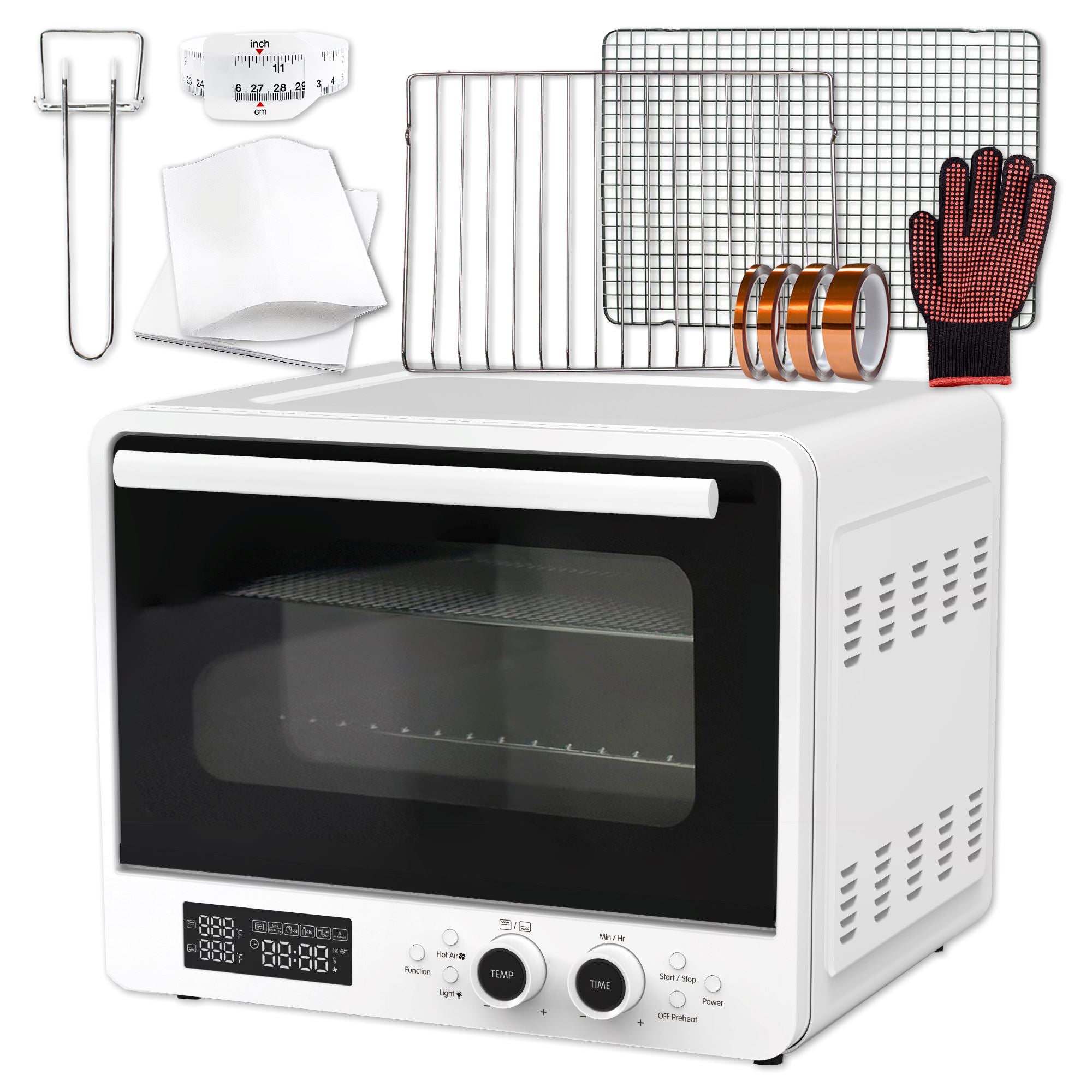 ProSub Large Convection Sublimation Oven Deluxe Bundle for Cups & Tumblers Heat Press Swing Design 