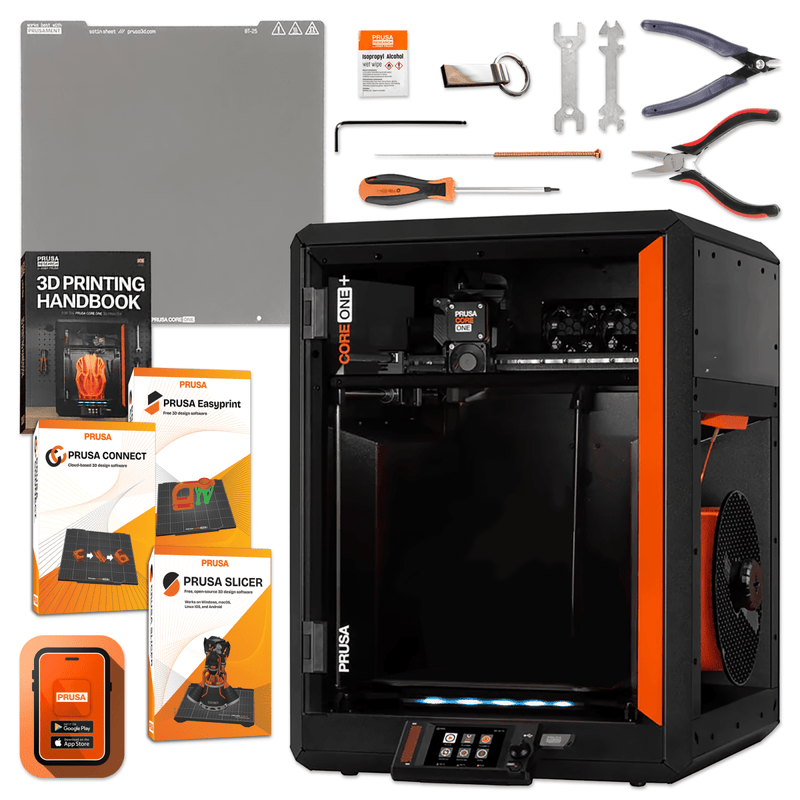 Prusa CORE One+ (Gen 2) 3D Printer with Camera & Advanced Filtration Options Without CameraWithout Advanced Filtration Swing Design 4