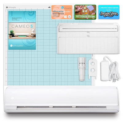 REFURBISHED Silhouette Cameo 5 PLUS - 15" Vinyl Cutting Machine Silhouette Bundle Silhouette 
