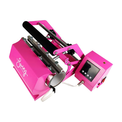 REFURBISHED Swing Design 20oz & 30oz Tumbler Heat Press - Pink Heat Press Swing Design 