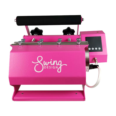 REFURBISHED Swing Design 7-in-1 Tumbler Heat Press 20oz/30oz - Pink Heat Press Swing Design 