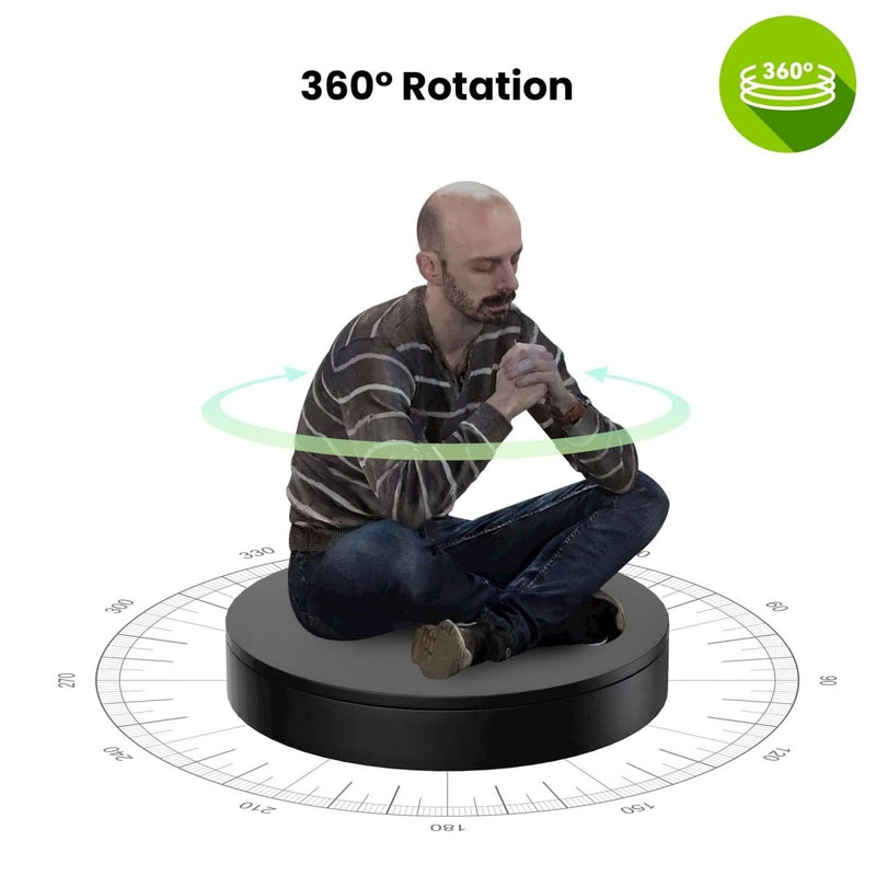 Revopoint 3D Scanning Large Electric Bluetooth Turntable - Swing Design