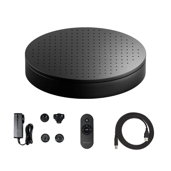 Revopoint 3D Scanning Large Electric Threaded Turntable | Swing Design