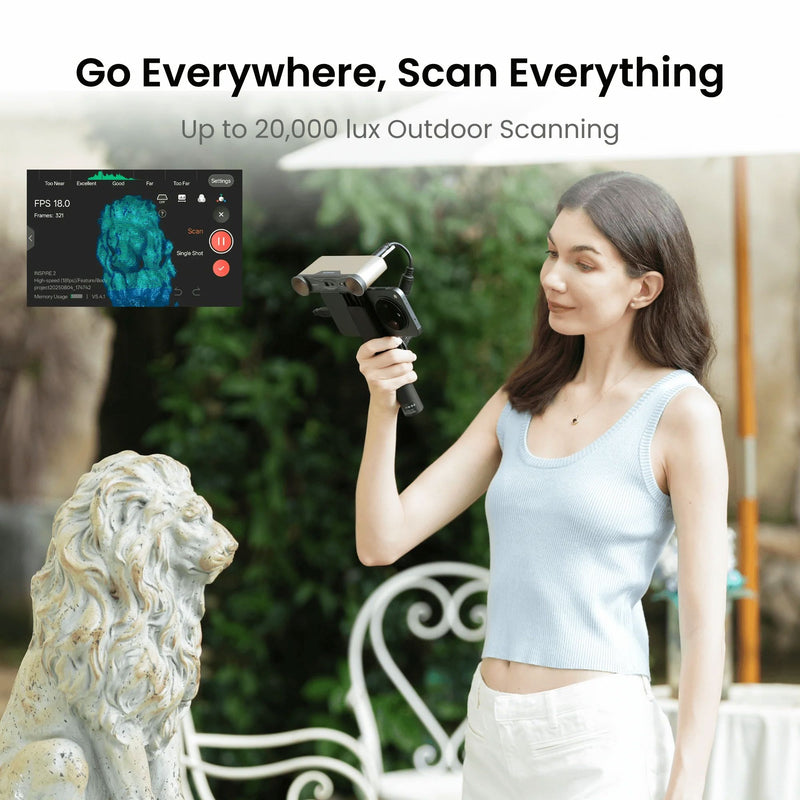 Revopoint INSPIRE 2 Wireless Infrared Laser 3D Scanner Standard Edition Revopoint 3D Scanners Revopoint 