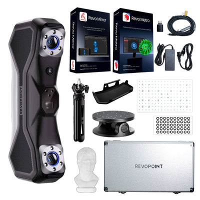 Revopoint MetroX Blue Laser &amp; Full-Field Handheld 3D Scanner Swing Design 1