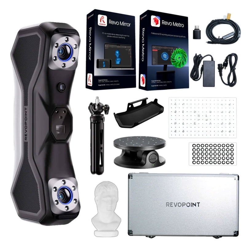 Revopoint MetroX Blue Laser & Full-Field Handheld 3D Scanner Swing Design 1
