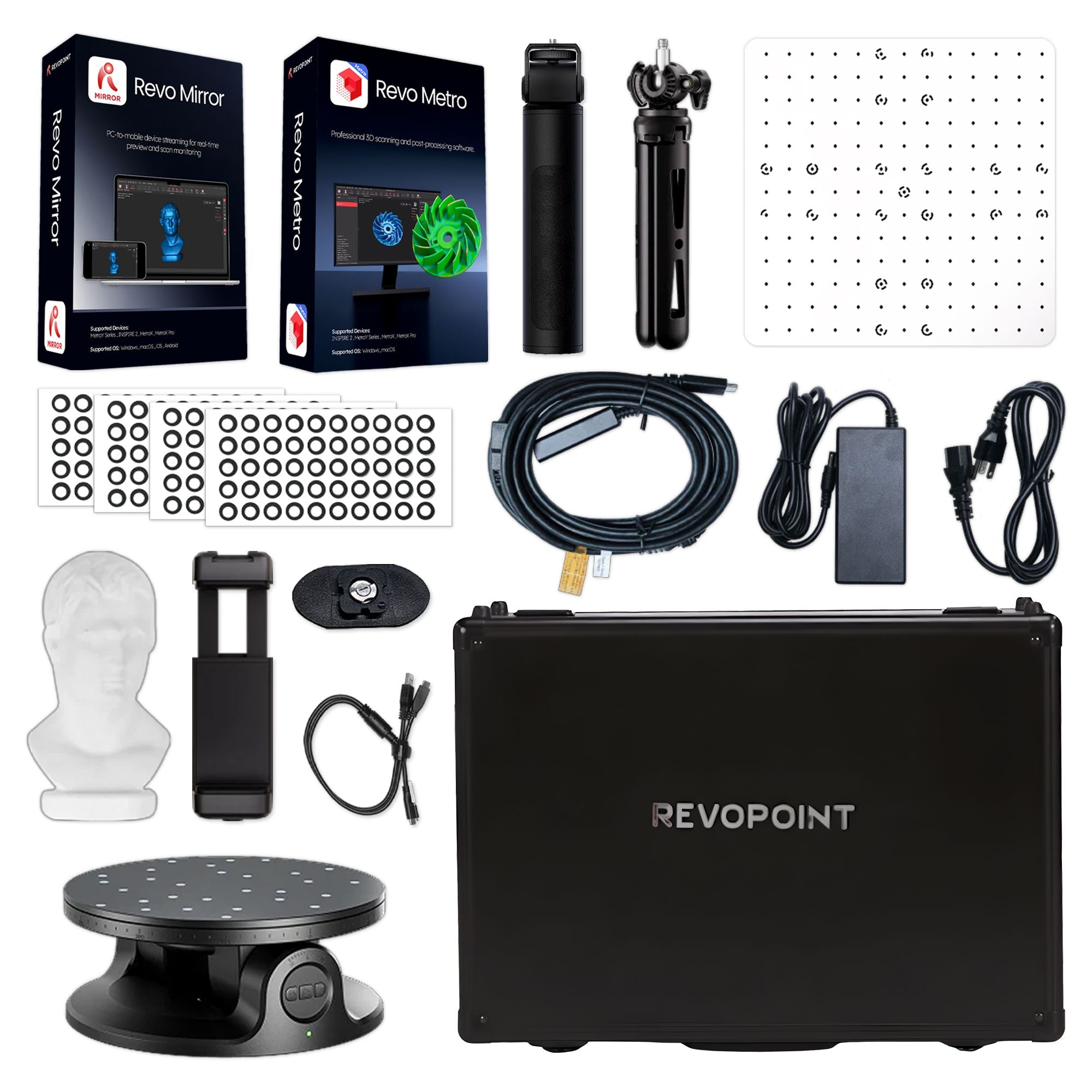 Revopoint MetroY PRO Blue Laser Wireless 3D Scanner | Swing Design