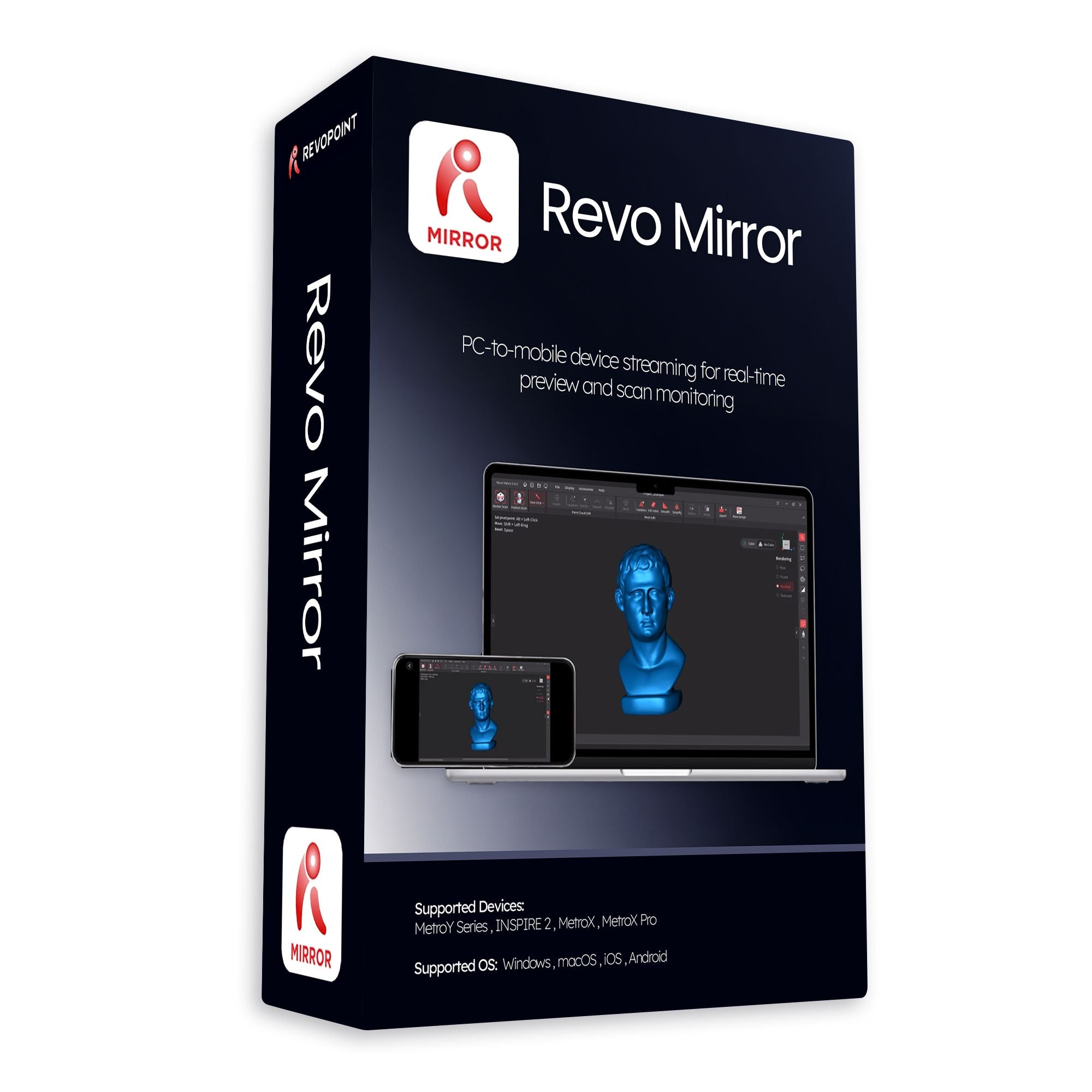 Revopoint MetroY PRO Blue Laser Wireless 3D Scanner | Swing Design