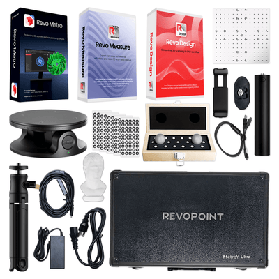 Revopoint MetroY ULTRA CMM EDITION Wireless Blue Laser 3D Scanner No Revo Design Add-on Swing Design 4