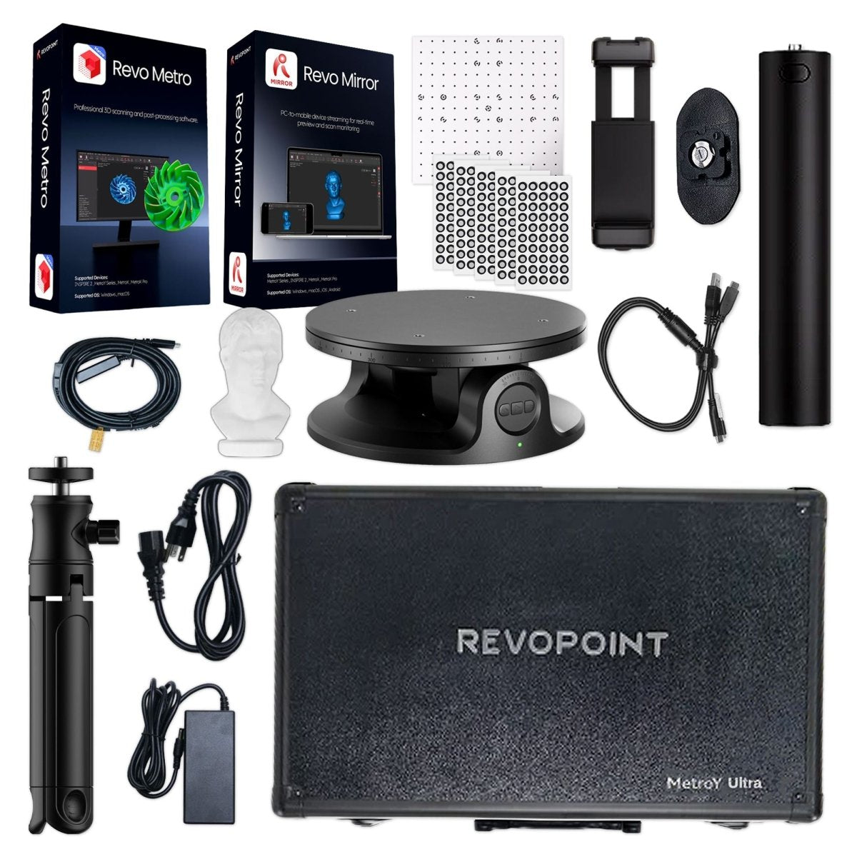 Revopoint MetroY ULTRA Blue Laser Wireless 3D Scanner | Swing Design