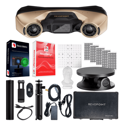 Revopoint MetroY ULTRA High Performance Wireless Blue Laser 3D Scanner With 1 Year Revo Design Swing Design 1
