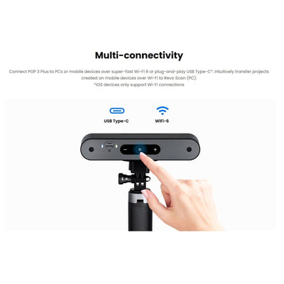 Revopoint POP 3 PLUS Handheld 3D Color Scanner Advanced Edition - Swing Design