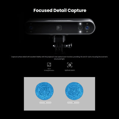 Revopoint POP 3 PLUS Handheld 3D Color Scanner Advanced Edition - Swing Design