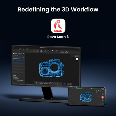 Revopoint POP 4 Premium Edition 5-in-1 Handheld Wireless 3D Scanner Add 1 Year Revo Measure Swing Design 19
