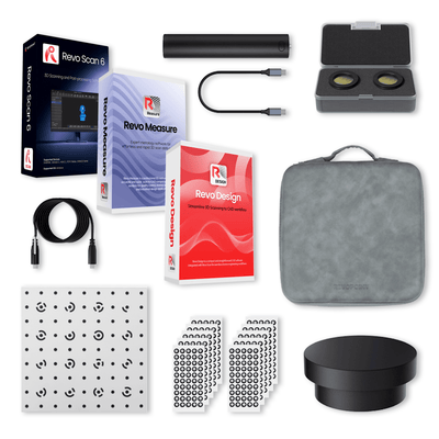 Revopoint POP 4 Premium Edition 5-in-1 Handheld Wireless 3D Scanner Add 1 Year Revo Measure Swing Design 6