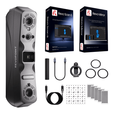 Revopoint RANGE 3 Pro Edition Wireless 3D Scanner No Add-ons Swing Design 3