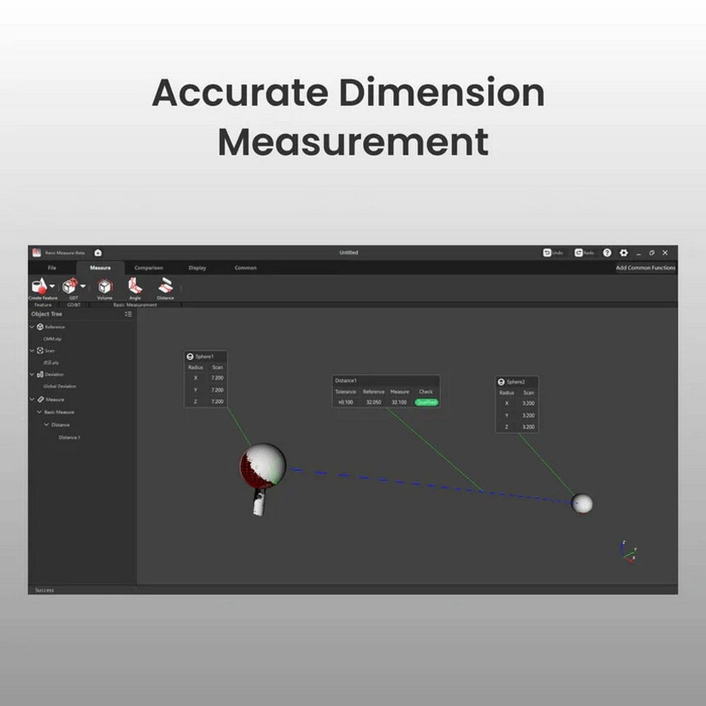 Revopoint Revo Measure 3D Measurement and GD&T Software | Swing Design