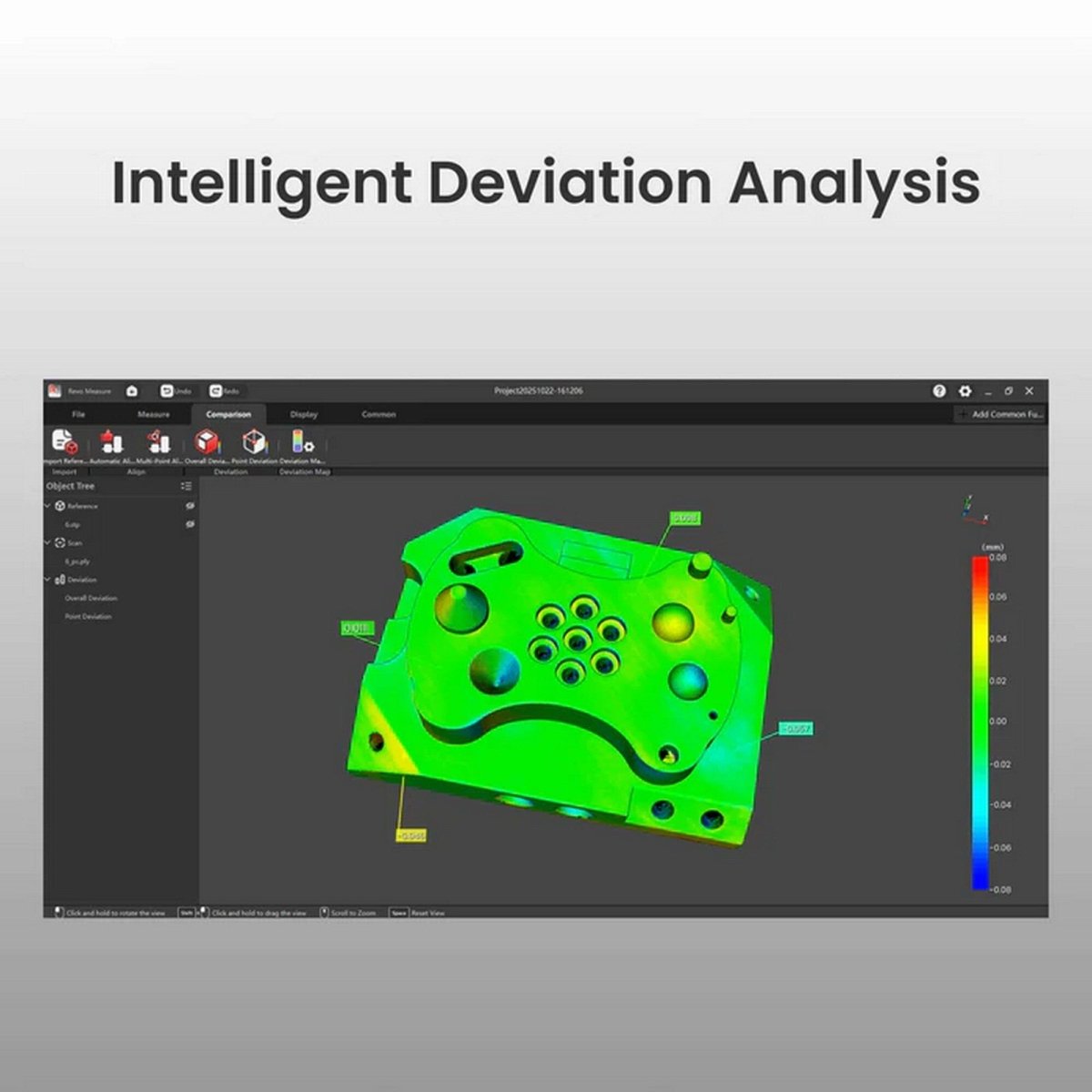 Revopoint Revo Measure 3D Measurement and GD&T Software | Swing Design