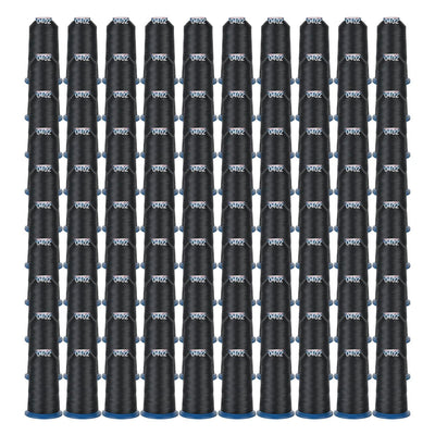 Richword 4000m 108D/2 40wt Black Polyester Embroidery Thread Spools - 100pc Sewing Accessories Poolin 