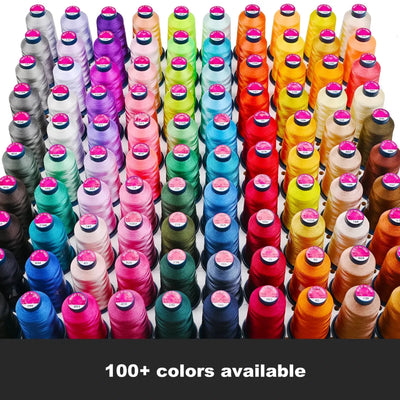 Richword 4000m 108D/2 40wt Polyester Embroidery Thread Spools - 100pc Swing Design 4