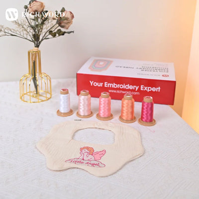 Richword 800m 40wt Polyester Embroidery Thread Spools - 60pc Sewing Accessories Poolin 