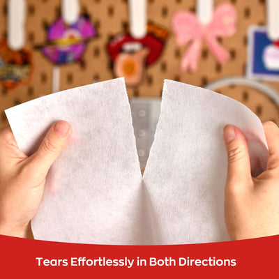 Richword Universal Tear Away Embroidery Stabilizer Backing - 100 Sheets Sewing Accessories Poolin 