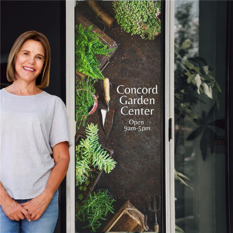 Roland 80/20 Perforated Adhesive Window Film - 20" x 40 FT Eco Printers Roland 