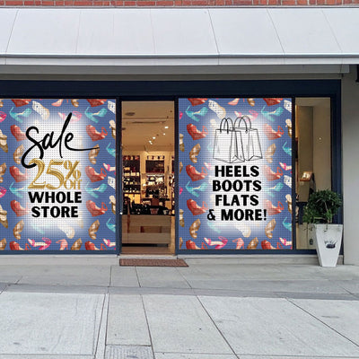 Roland 80/20 Perforated Adhesive Window Film - 60" x 82 FT Vinyl Roland 