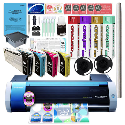 Roland BN-20A Desktop 20" Eco-Solvent Printer &amp; Cutter w/ CMYK &amp; Media Bundle Eco Printers Roland 