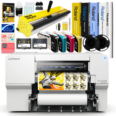 Roland BN2-20A Desktop 20" Eco-Solvent Printer &amp; Cutter Decal Bundle - Swing Design1