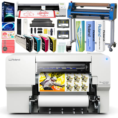 Roland BN2-20A Desktop 20" Eco-Solvent Printer &amp; Cutter Production Bundle Eco Printers Roland 