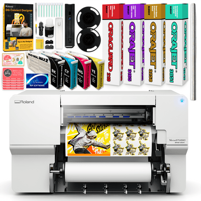 Roland BN2-20A Desktop 20" Eco-Solvent Printer &amp; Cutter w/ CMYK Inks &amp; Media Swing Design 1