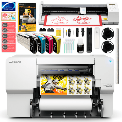 Roland BN2-20A Desktop 20" Eco-Solvent Printer &amp; Cutter w/ GS2-24 Vinyl Cutter Swing Design 1