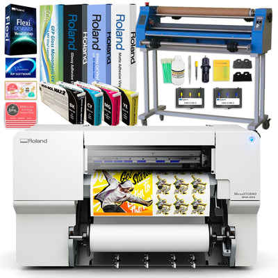 Roland BN2-20A Desktop 20" Eco-Solvent Printer &amp; Cutter w/ Laminator Bundle Eco Printers Roland 