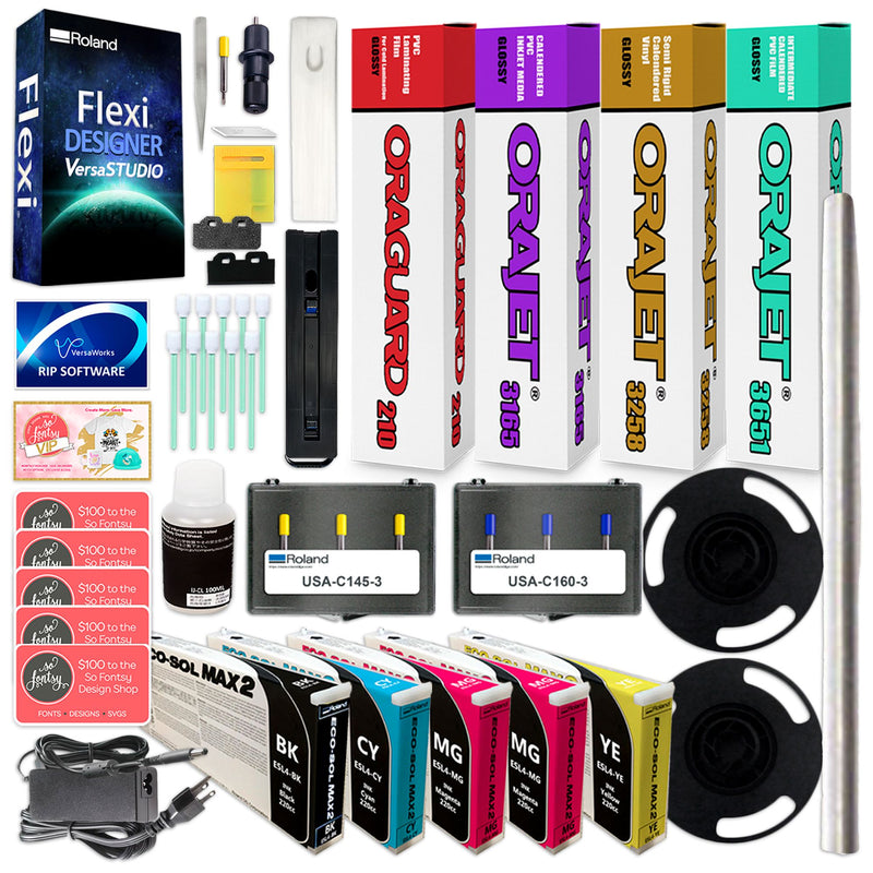 Roland BN2-30 Desktop 30" Eco-Solvent Printer & Cutter Decal Bundle Roland BN2-30A Printers Roland 