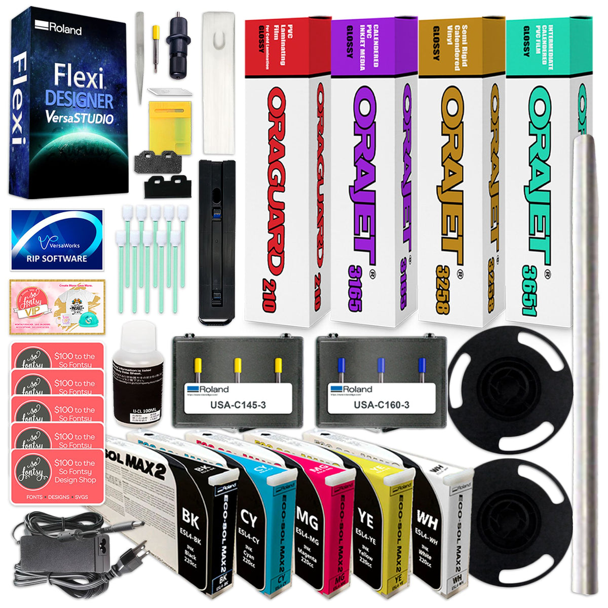 Roland BN2-30 Desktop 30&quot; Eco-Solvent Printer &amp; Cutter Decal Bundle Roland BN2-30A Printers Roland 