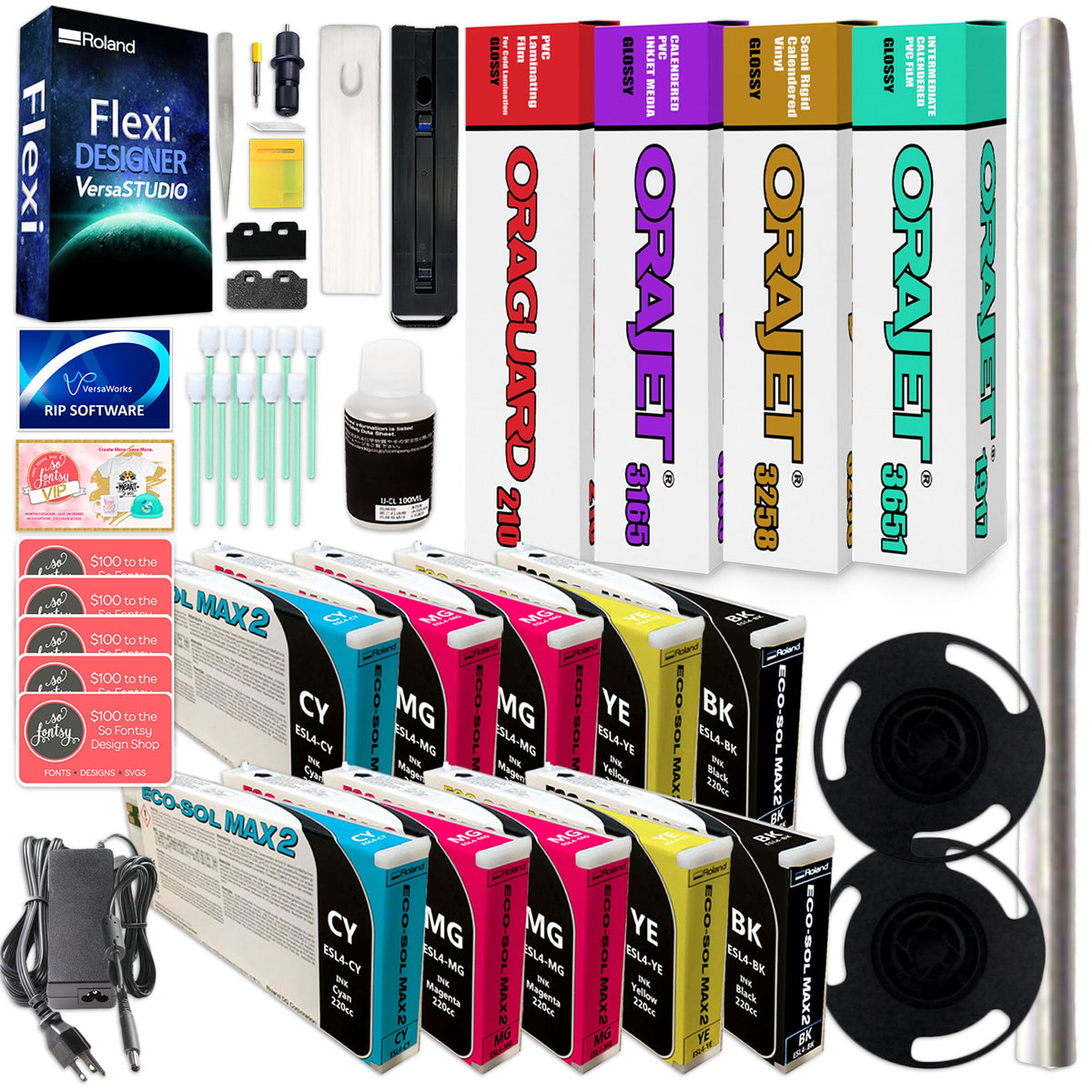 Roland BN2-30 Desktop 30&quot; Eco-Solvent Printer &amp; Cutter w/ Double Inks Roland BN2-30A Printers Roland 