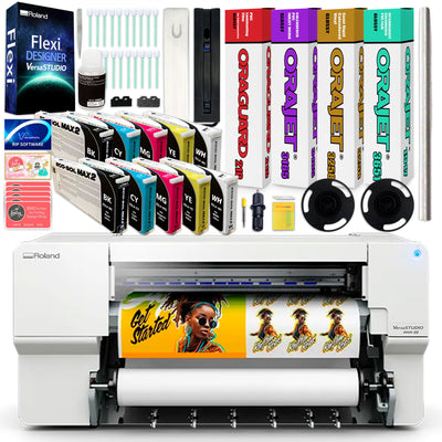 roland bn2 30 desktop 30 eco solvent printer cutter decal bundle ...