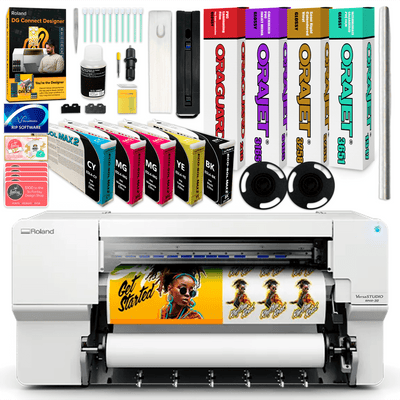 Roland BN2-30 Desktop 30" Eco-Solvent Printer & Cutter w/ InksBN2-30 w/ CMMYK Inks - Swing Design2