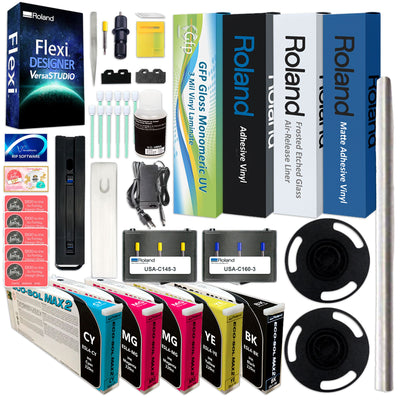 Roland BN2-30 Desktop 30" Eco-Solvent Printer & Cutter w/ Laminator Bundle Roland BN2-30A Printers Roland 