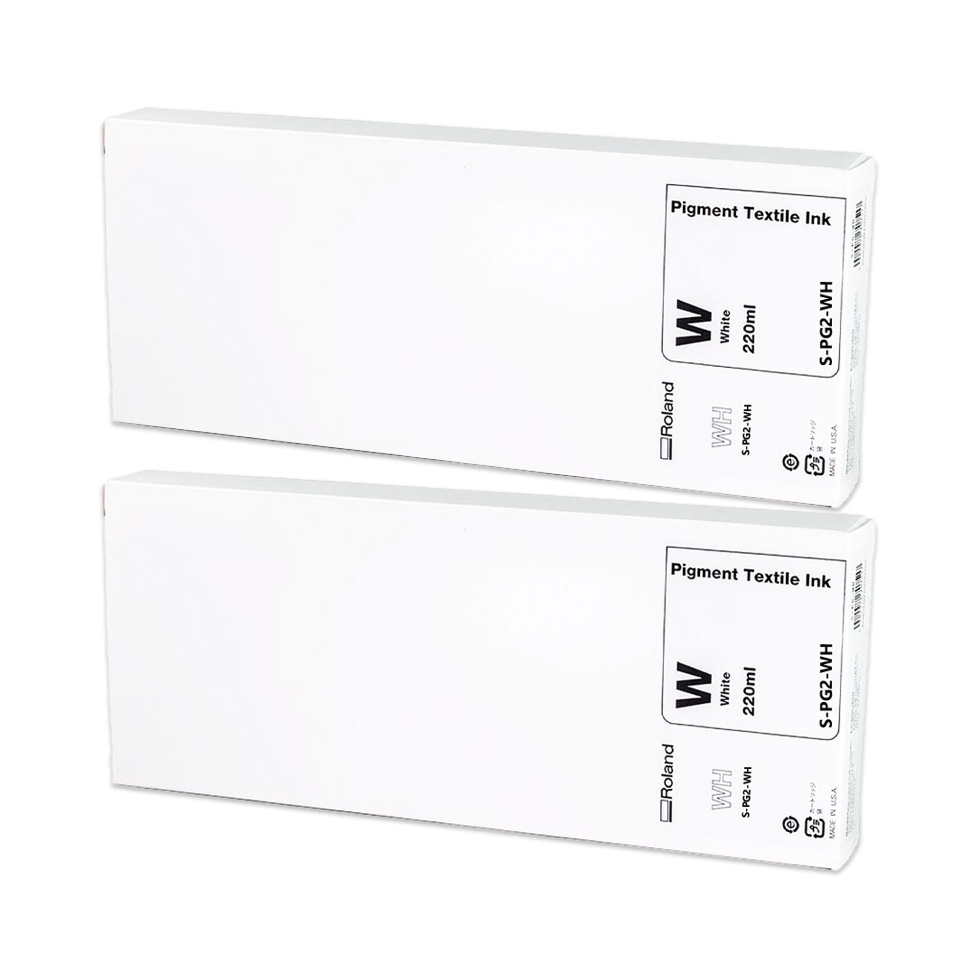 Roland BY-20 S-PG2 DTF Ink Set 220 ml - Cyan, Magenta, Yellow, Black, White DTF Roland 
