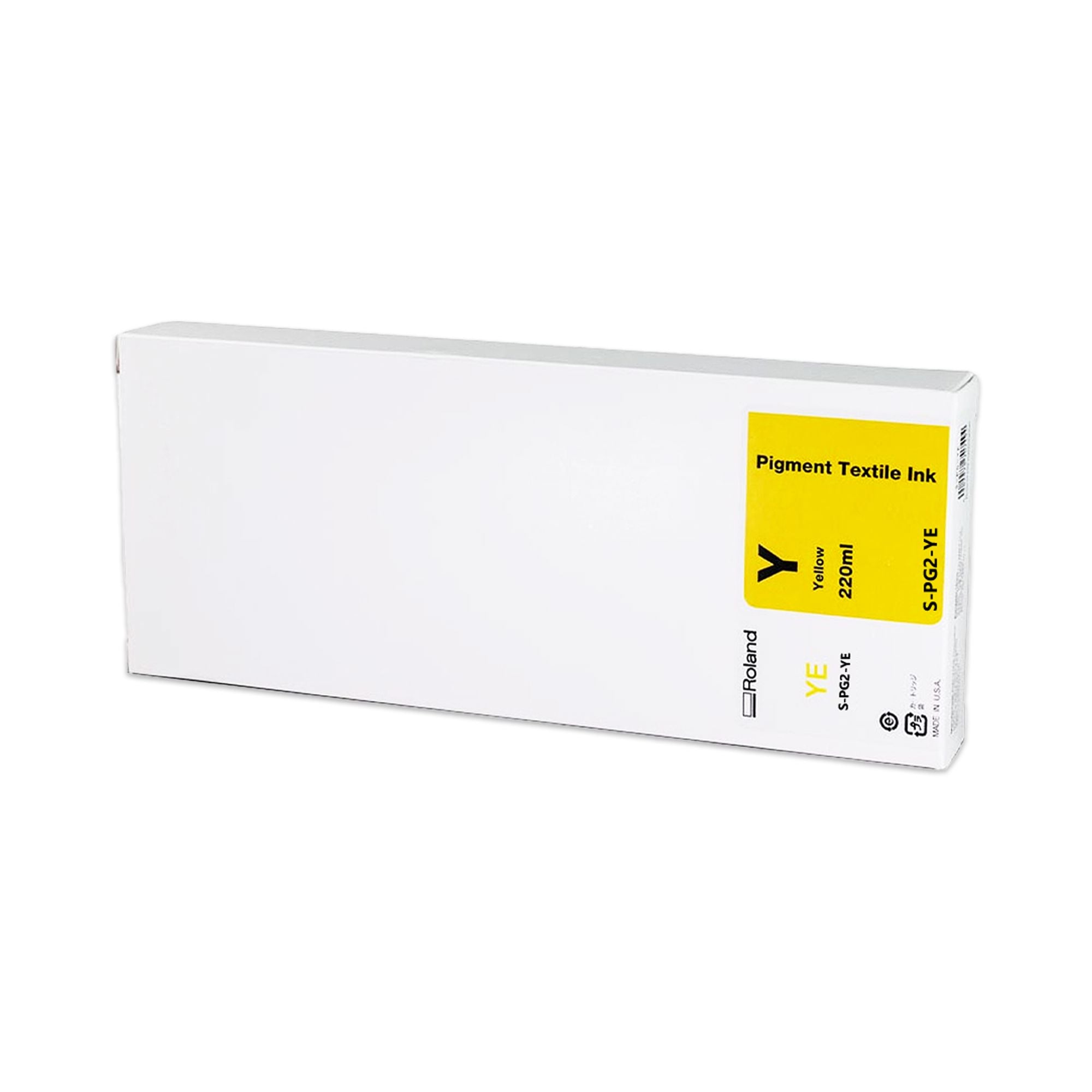 Roland BY-20 S-PG2 DTF Ink Set 220 ml - Cyan, Magenta, Yellow, Black, White DTF Roland 