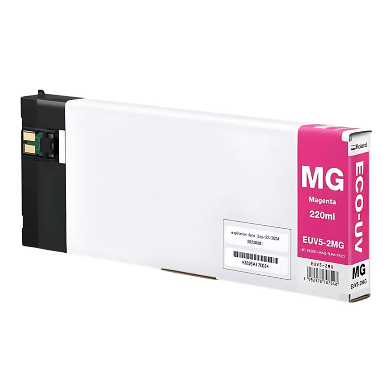 Roland Eco-UV EUV5 Ink 220ml - Magenta EUV5-2MG Eco Printers Roland 